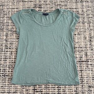 GAP Green Cap Sleeve T-Shirt